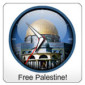 Free Palestine Clock Badge