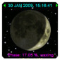 WIdget Kalender Islam dengan Fase Bulan Saat Ini