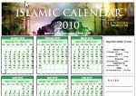 islamic calendar 2010