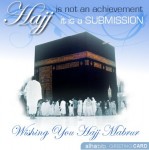 Kartu Ucapan Haji Mubarak