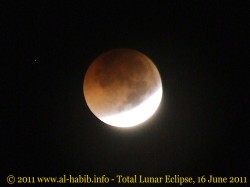 foto gerhana bulan 16 juni 2011 memasuki total www.al habib.info  250x187 Foto Gerhana Bulan Total 16 Juni 2011