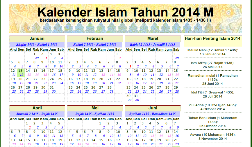 Kalender-islam-2014 – Blog Alhabib