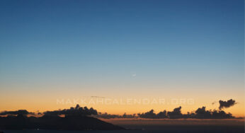 Foto-foto Hilal bulan Syawal 1435 H