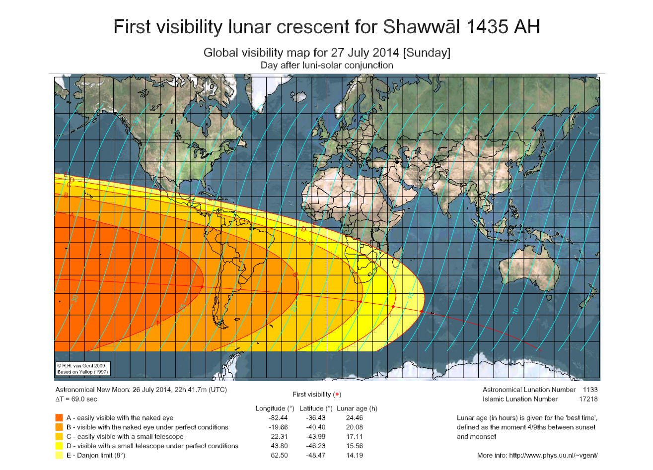 Shawwal-1435-crescent-visibility-map-2014-07-27 – Blog Alhabib