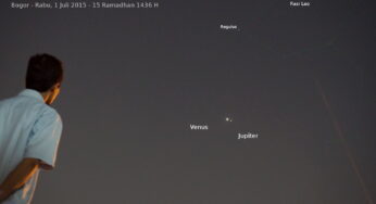 Foto Konjungsi Venus – Jupiter 2015