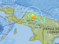 Lokasi Gempa Papua, 205-07-28