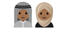 Desain Emoji muslim.