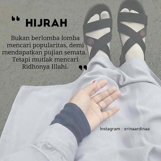 Hijrah: Bukan untuk popularitas.