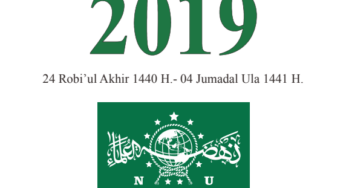 Kalender Islam Hisab 2019 M Versi Nahdlatul Ulama (NU) Gresik