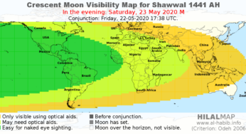 When Does 1 Shawwal 1441 AH Begin?