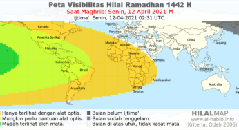 Kapan 1 Ramadhan 1442 Hijriyah (2021 M)?