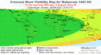 When Does 1 Muharram 1443 AH Start?