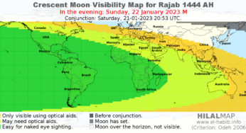 When Does 1 Rajab 1444 Hijri Start?