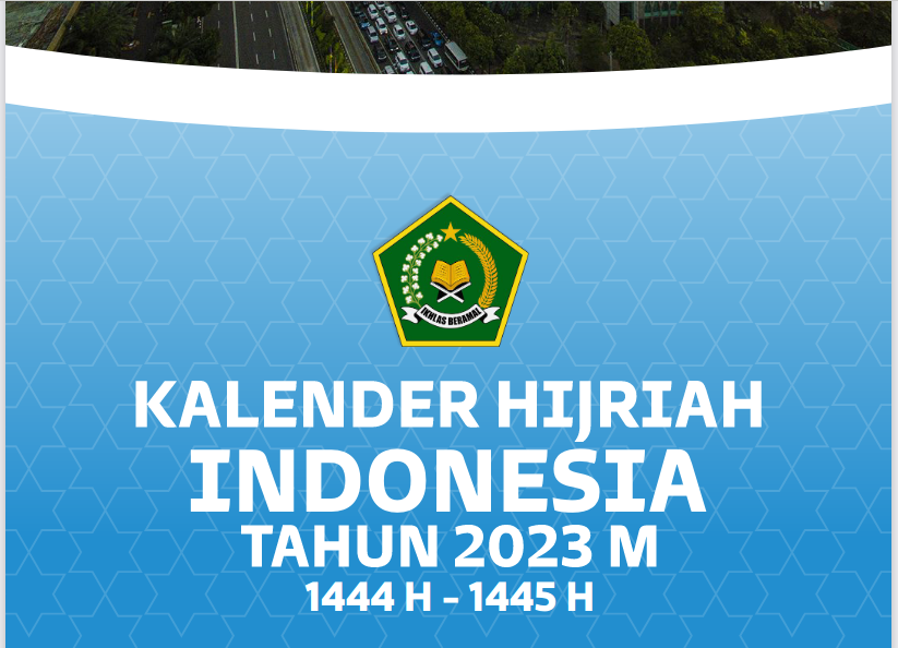 Tampilan Kalender Hijriyah Indonesia tahun 2023 M