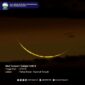 Foto bulan sabit 1 Dzulhijah 1445 H dari Tapanuli, Indonesia pada hari Jumat, 7 Juni 2024 M (BMKG).