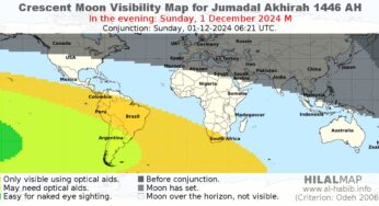 Informasi Awal Bulan Jumadal Akhirah 1446 H